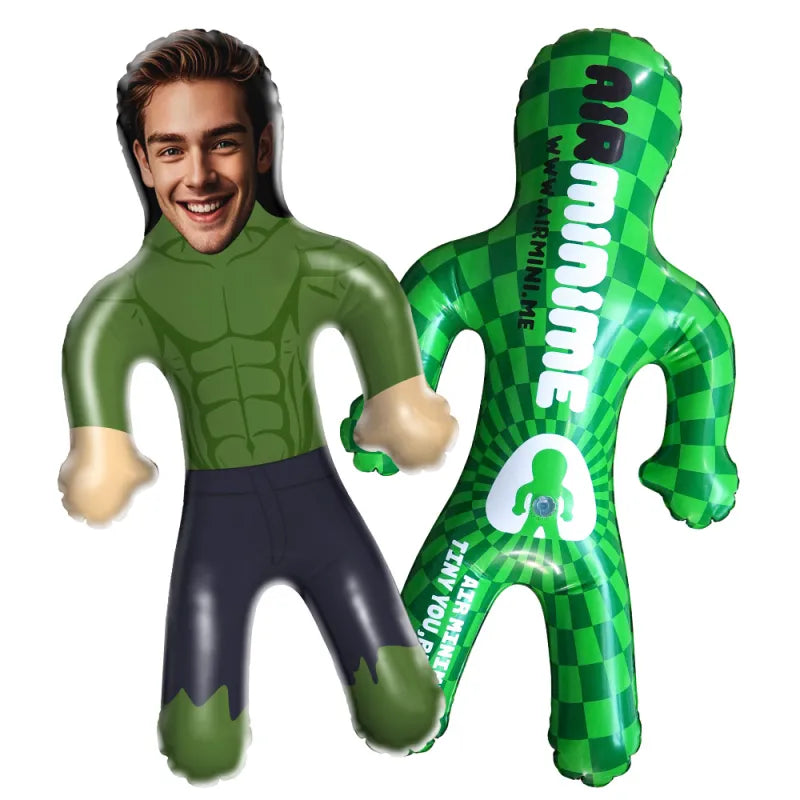 Custom Face Action Hero Blow Up Dolls Funny Inflatable Balloon Custom Air Doll for Party Favors