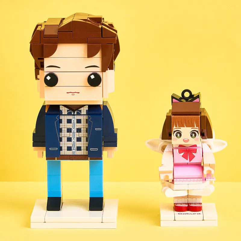 Personalized Mini Fully Body 1 Person Brick Figure