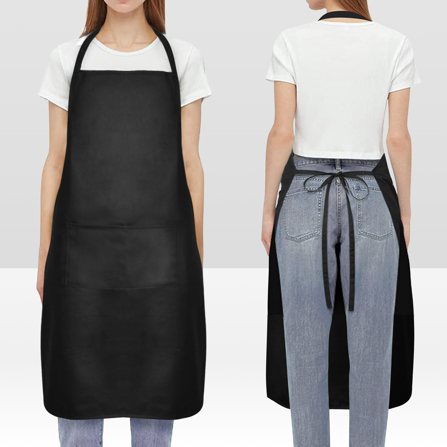 Custom Women’s Waterproof Heat Transfer Apron 2