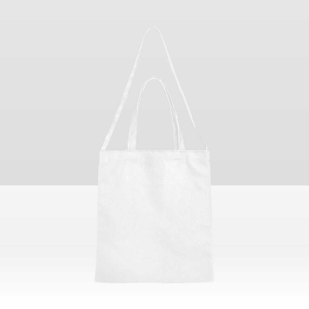 Bolsa de lona personalizada: bolsa de compras reutilizable y personalizada con diseño frontal