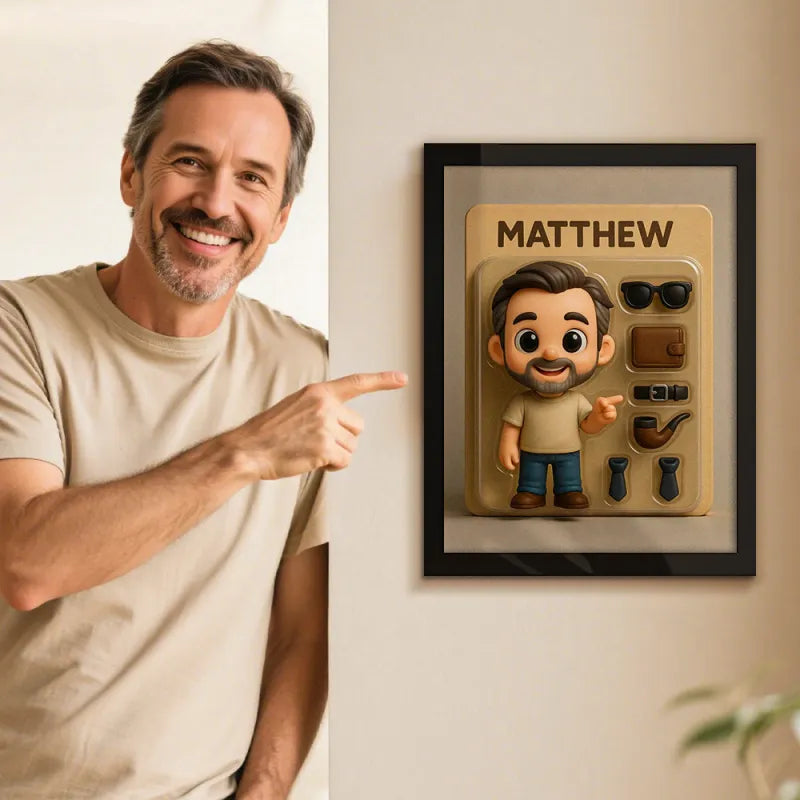 Father's Day LEGO gift – custom figure for dad