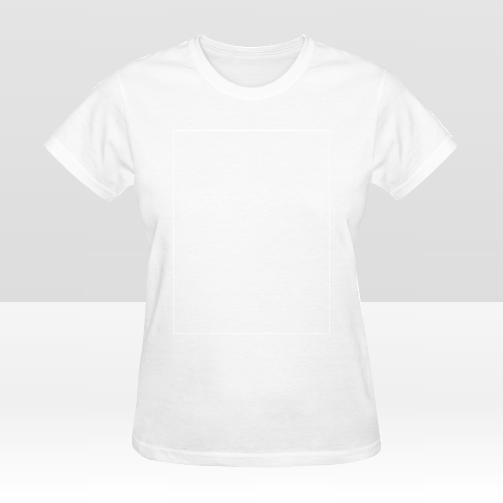 Camiseta de mujer personalizada de doble cara: diseño personalizado con impresión frontal y posterior
