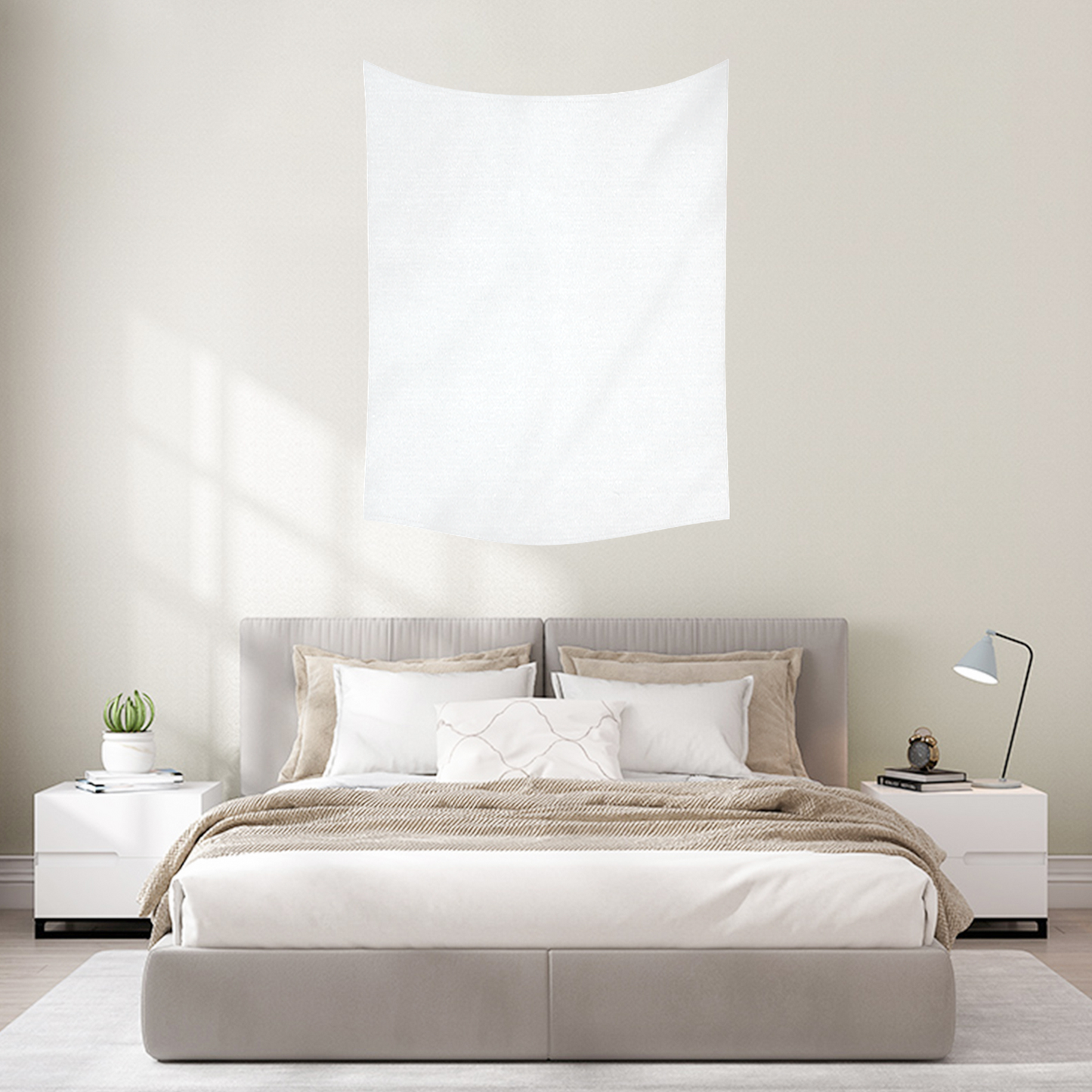 Custom Vertical Peach Skin Single-Sided Printed Throw Blanket