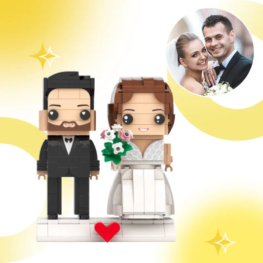 💑 Mini Brick Custom –  Wedding Set  2 people