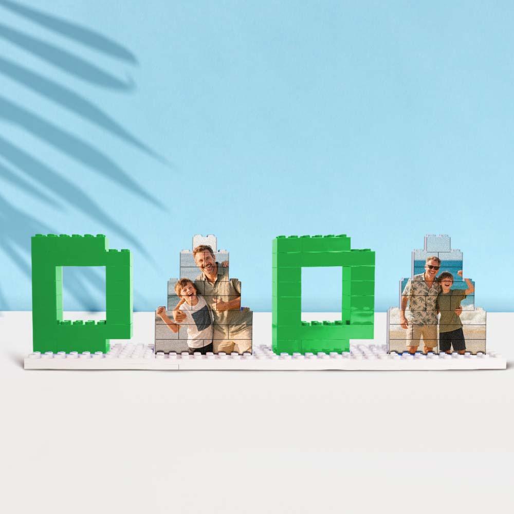 Personalized Photo DADA Building Brick Puzzles Photo Block Father's Day Gifts 4