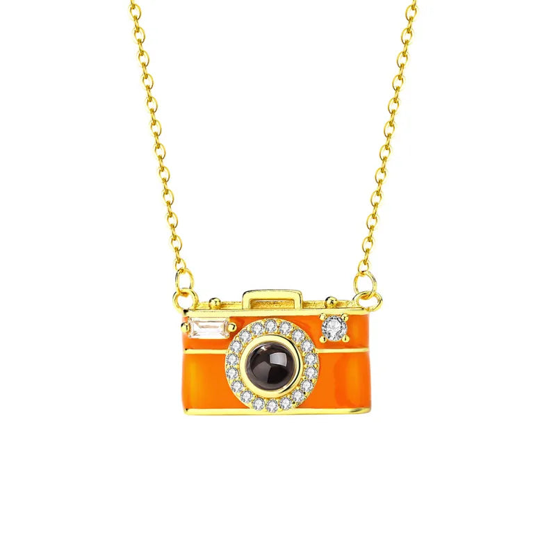 Personalized Photo Necklace Projection Gem Camera 3