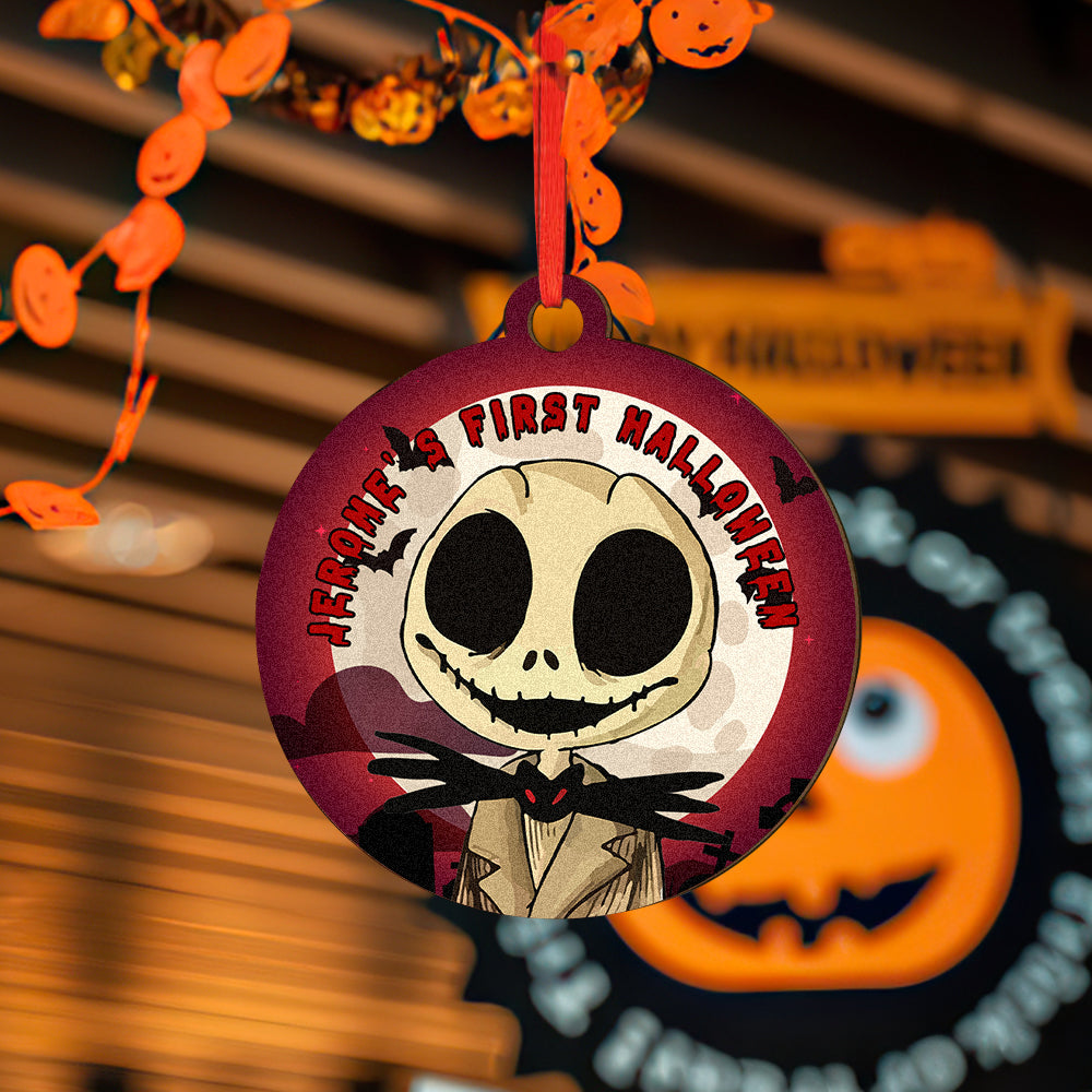 Personalized Engraved Halloween Theme Ornament