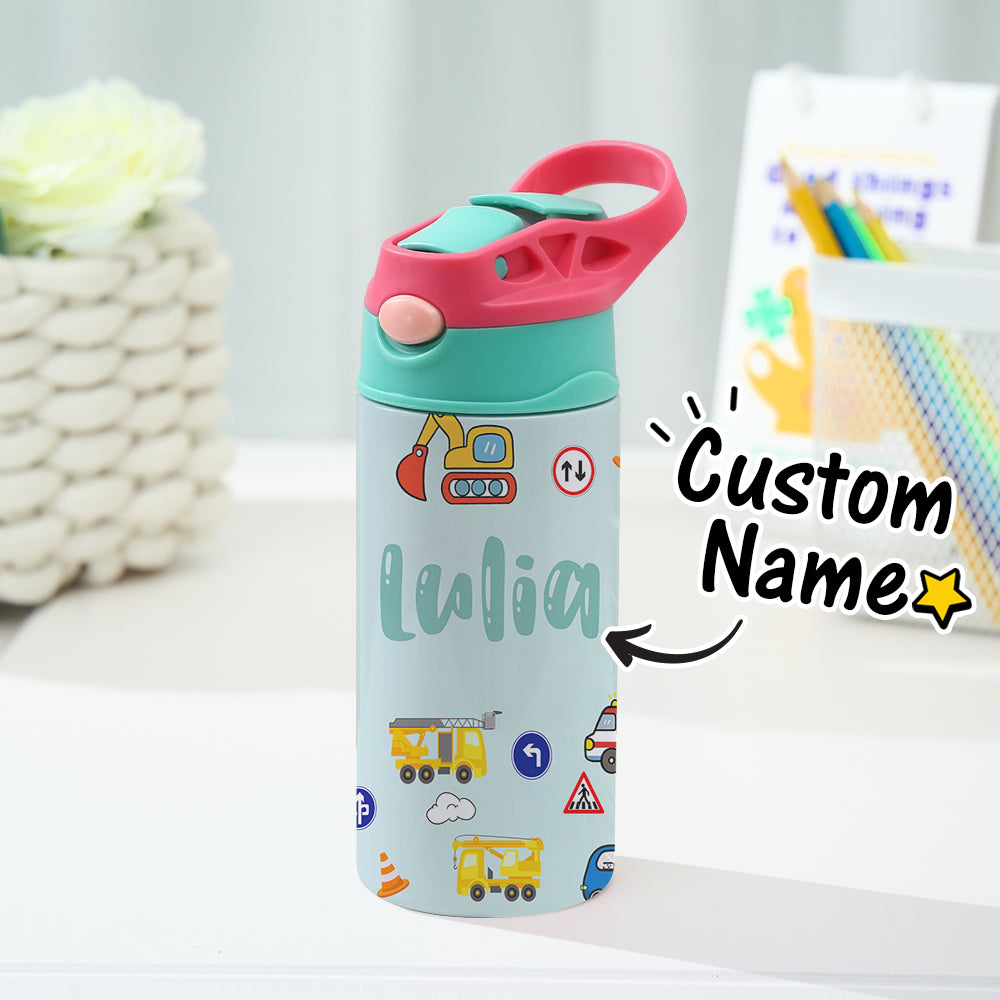 Custom Name Tractor Stainless Steel Water Cup