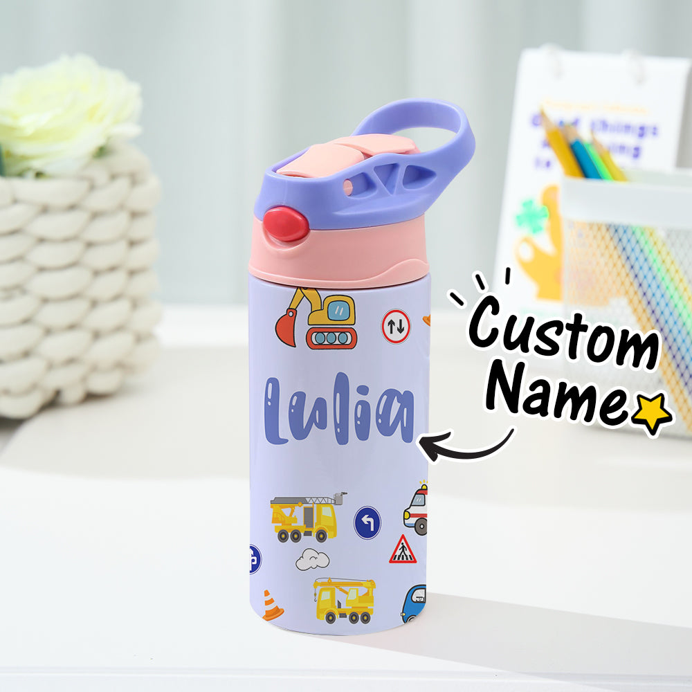 Custom Name Tractor Stainless Steel Water Cup