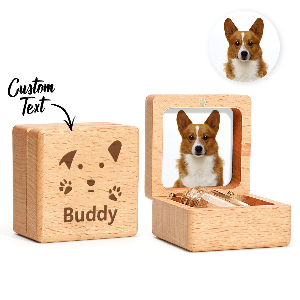 Personalized Pet Fur Wooden Keepsake Box Loss of Pet Memorial Gift for Pet Owner 8