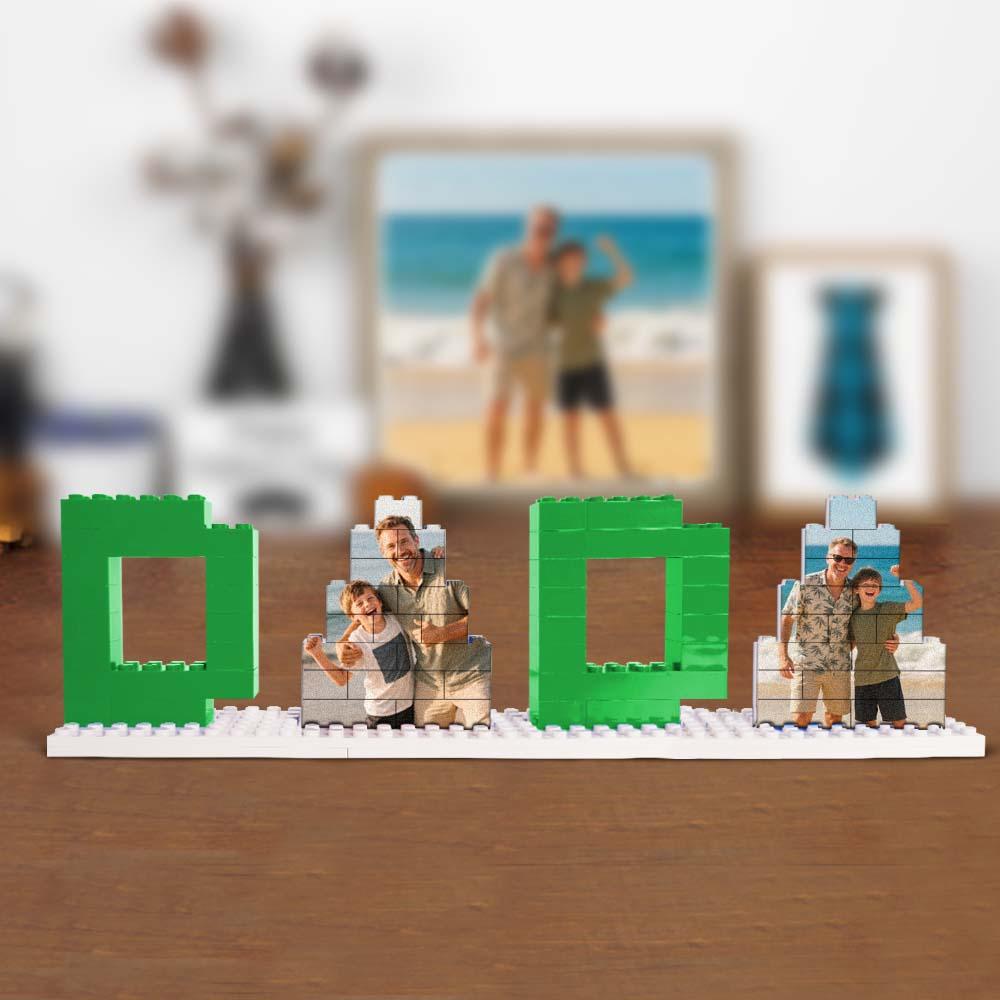 Personalized Photo DADA Building Brick Puzzles Photo Block Father's Day Gifts 3