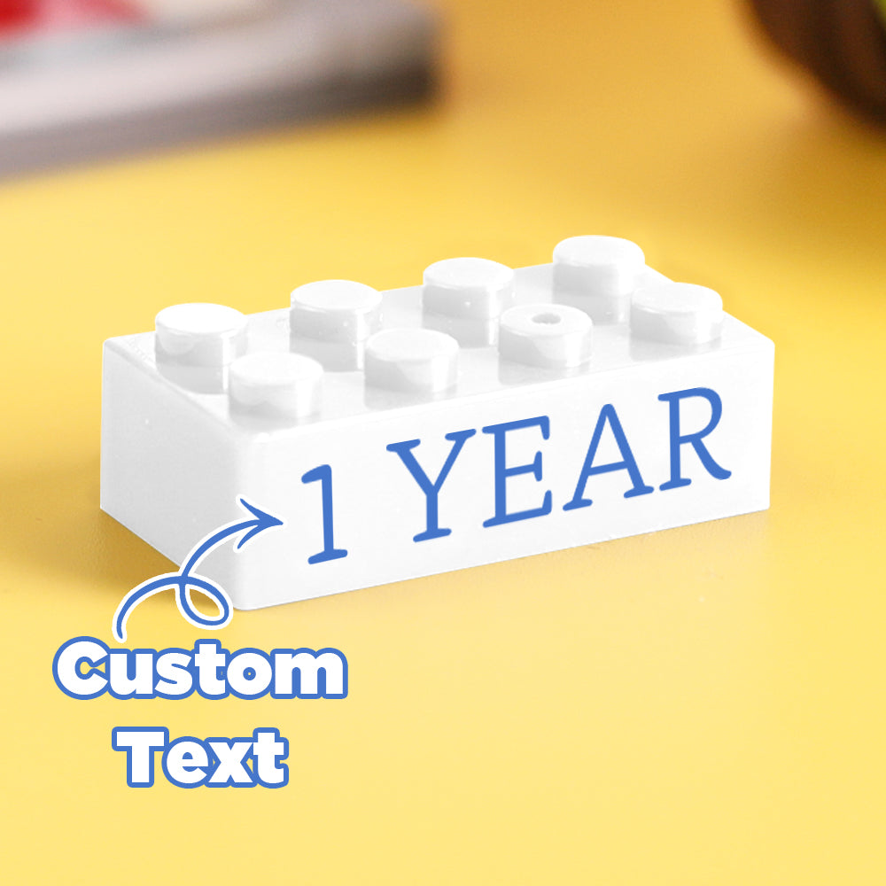 Regalos de bloques de construcción, texto personalizado, regalo de inducción, empresa, bloques de construcción de edad, multicolor, regalos de bloques de construcción de diferentes tamaños
