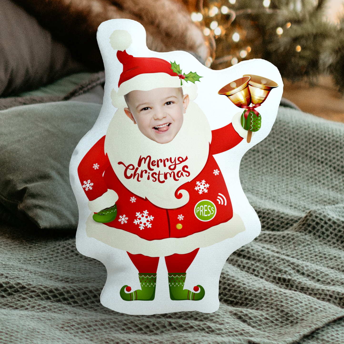 Christmas Minime Gift Custom Christmas Minime Throw Pillow