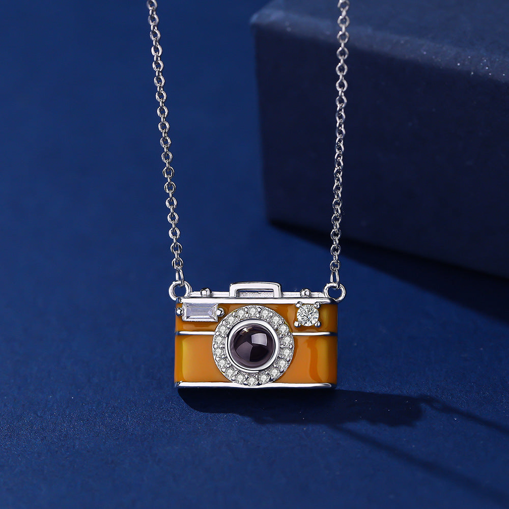 Personalized Photo Necklace Projection Gem Camera 5