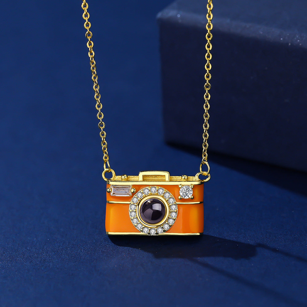 Personalized Photo Necklace Projection Gem Camera 7