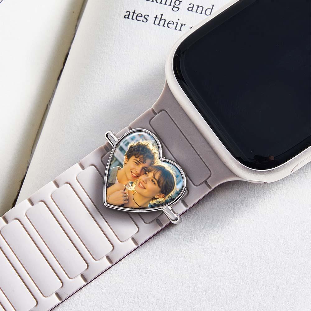 Custom Photo Watch Strap Charm