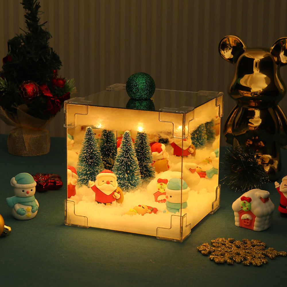 DIY Christmas Night Light Mirror