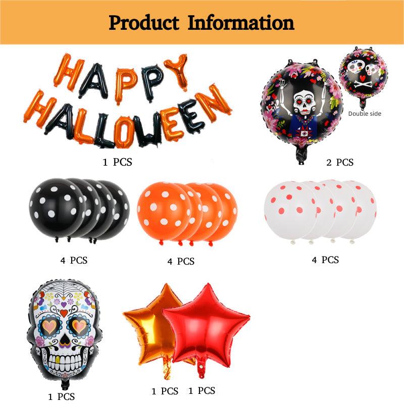 Halloween Party Banner Ballonnen Decoratie Kits voor Feestartikelen Halloween Decoratie Kit