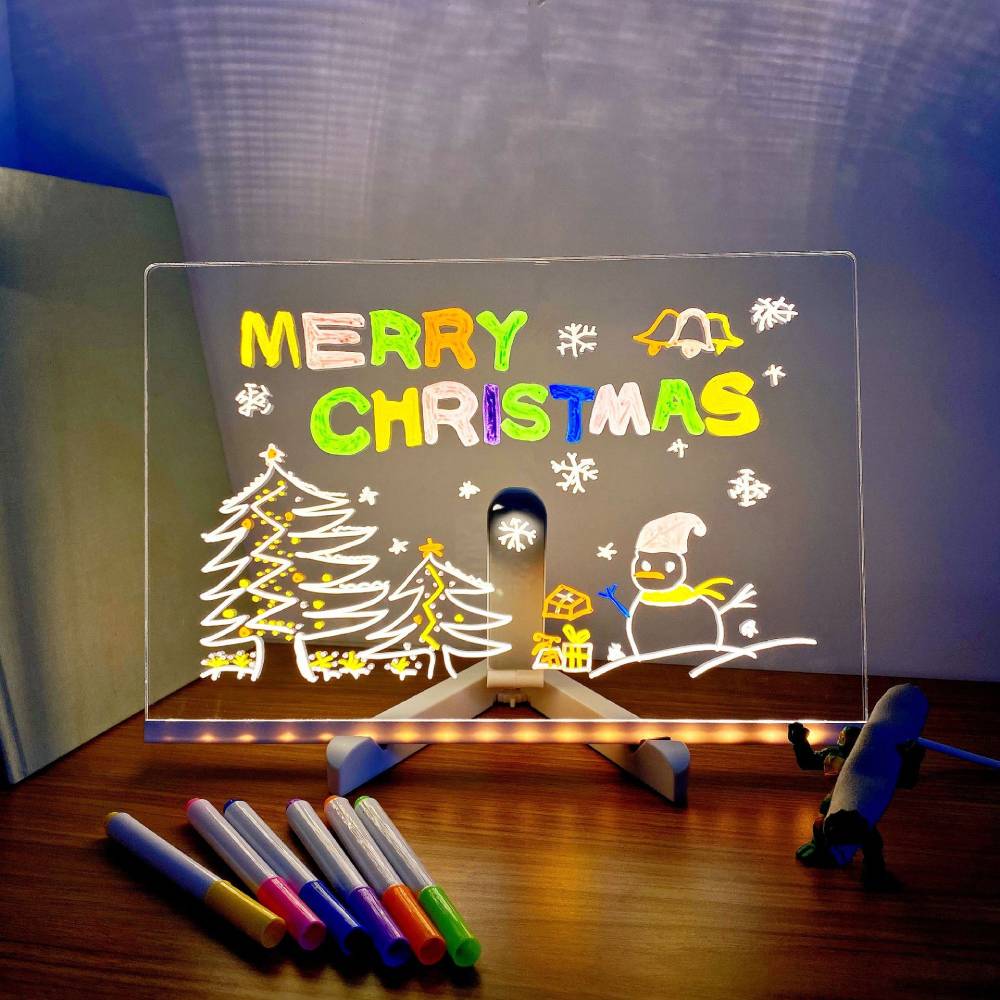 LED Note Board with Colors Glowing
