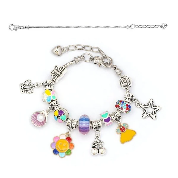 DIY Bracelet Making Kit with Beads Colorful Bracelets 1