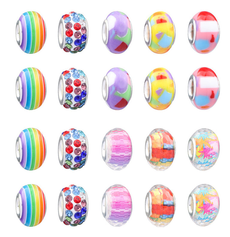 DIY Bracelet Making Kit with Beads Colorful Bracelets 4