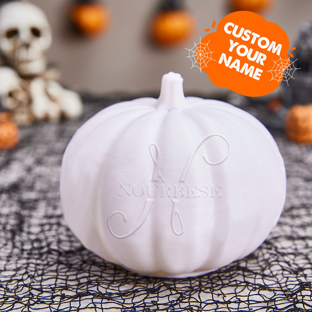 Personalized Halloween Pumpkin Light Custom Name Light Custom Light Up Jack-o-lantern Halloween Gift
