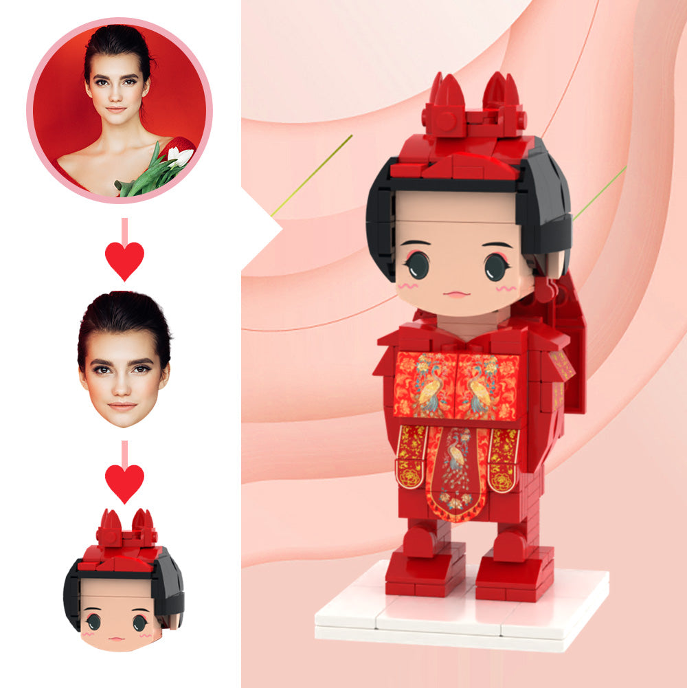 Wedding Gifts Chinese Wedding Dress Brick Figures 1