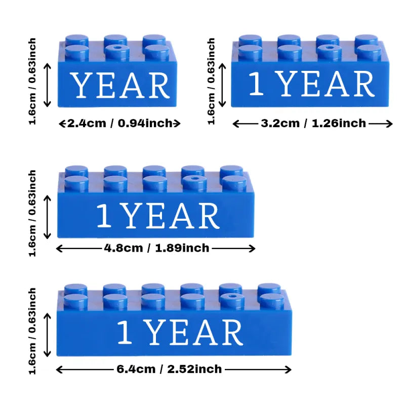 Building Block Gifts Custom Text Induction Gift Company Age Building Blocks Multi-Color Different Size Building Block Gifts 4