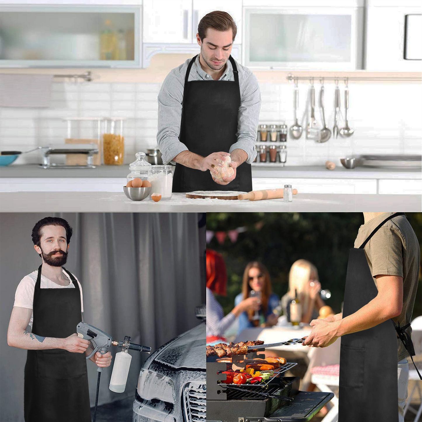 Custom Men’s Waterproof Heat Transfer Apron 3