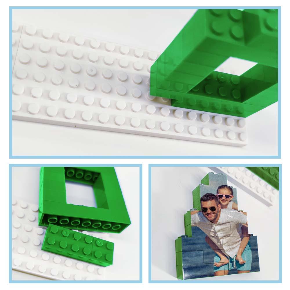 Personalized Photo DADA Building Brick Puzzles Photo Block Father's Day Gifts 6