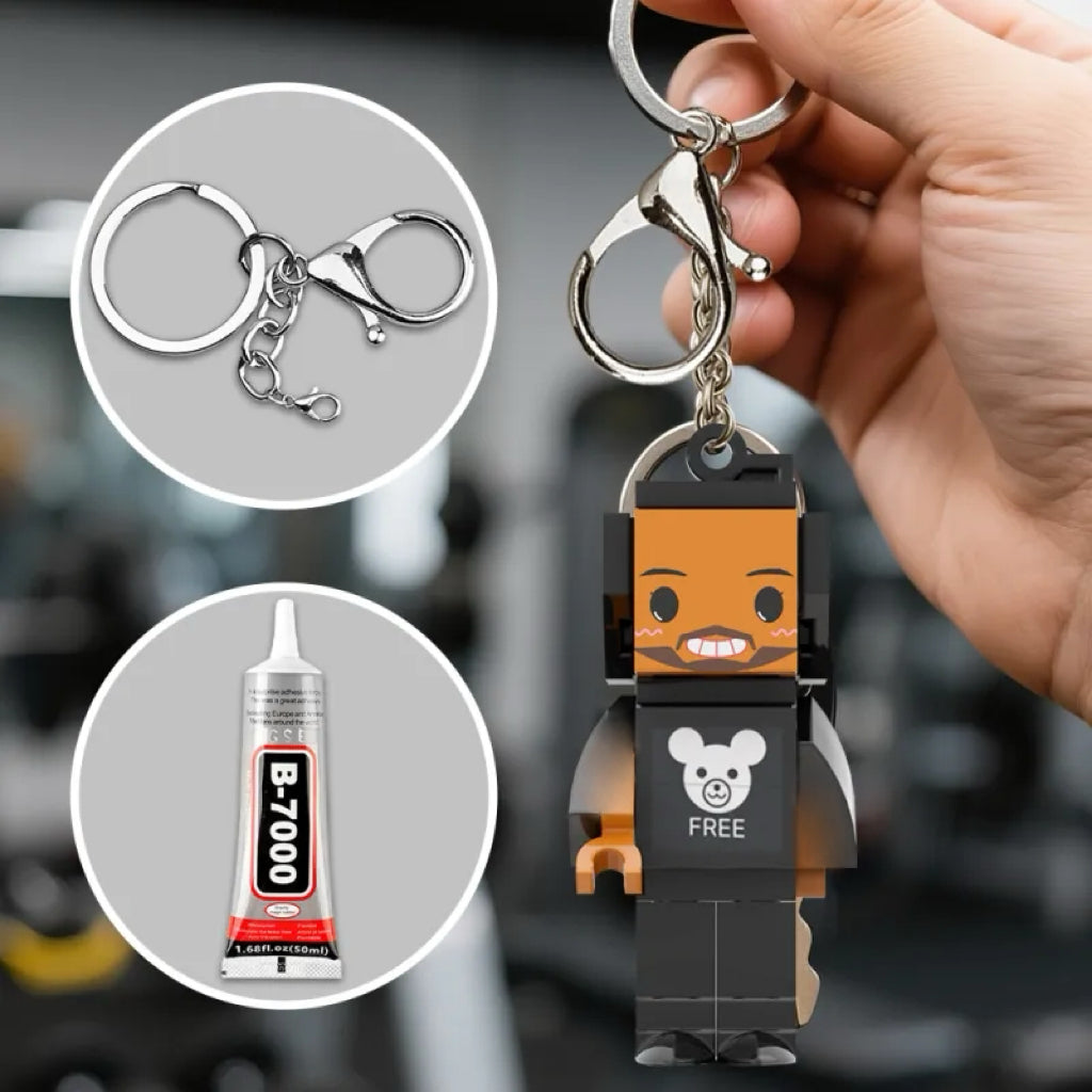 1 Person Custom Mini Brick Figures Gifts For Boyfriend