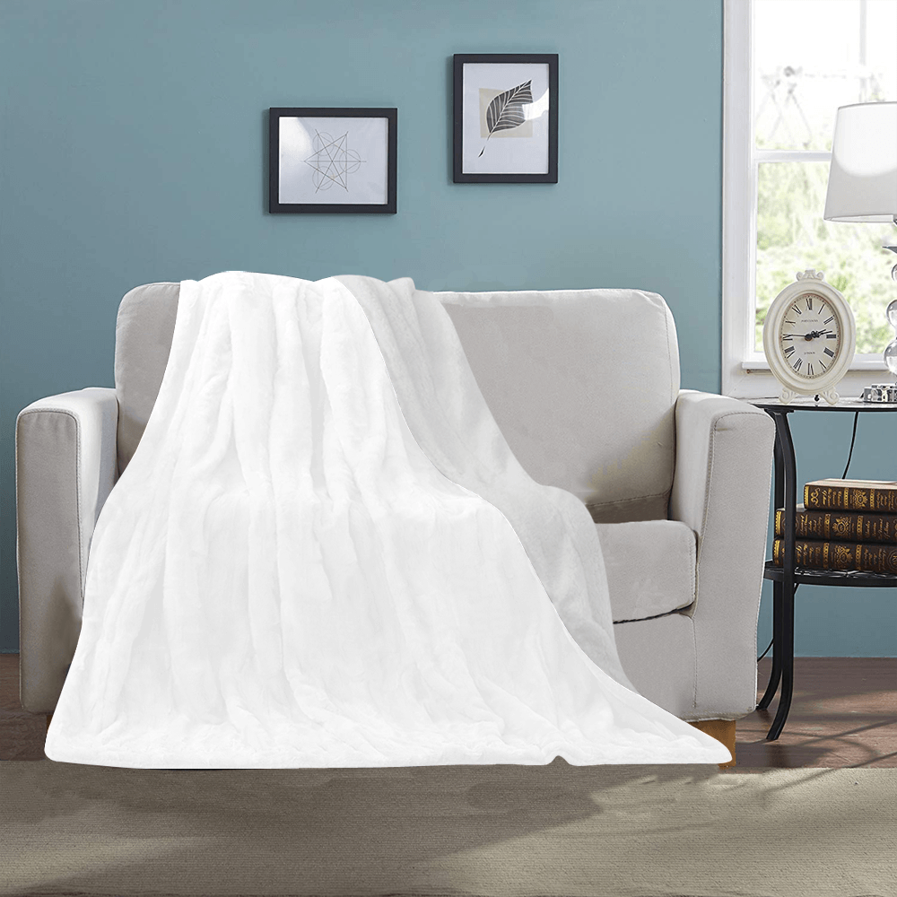 Personalized One-Sided Flannel Blanket with Custom Design