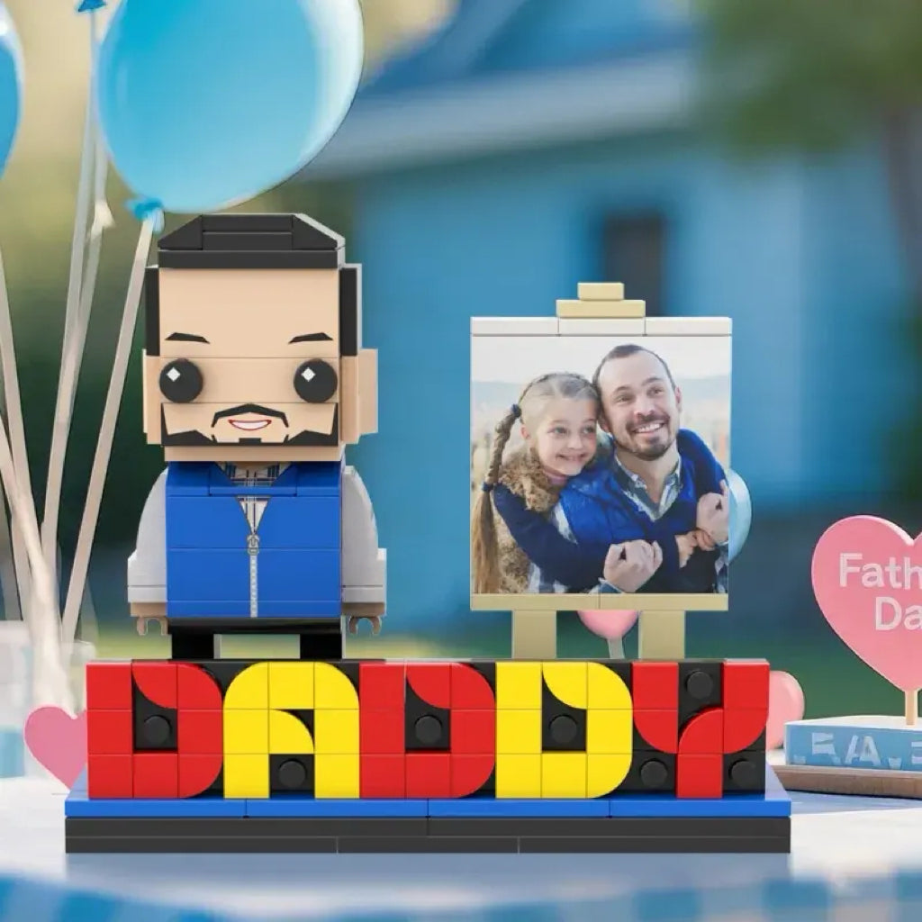 Father's Day LEGO gift – custom figure for dad