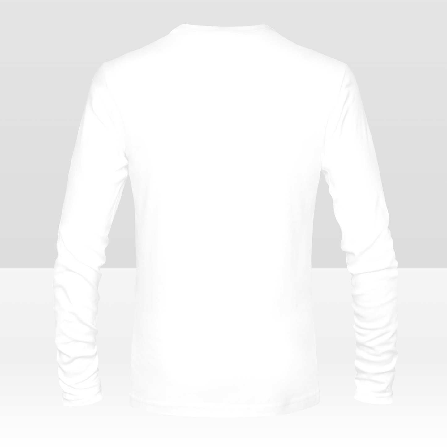 Camiseta de manga larga personalizada de doble cara para hombre con estampado completo personalizado con tu diseño