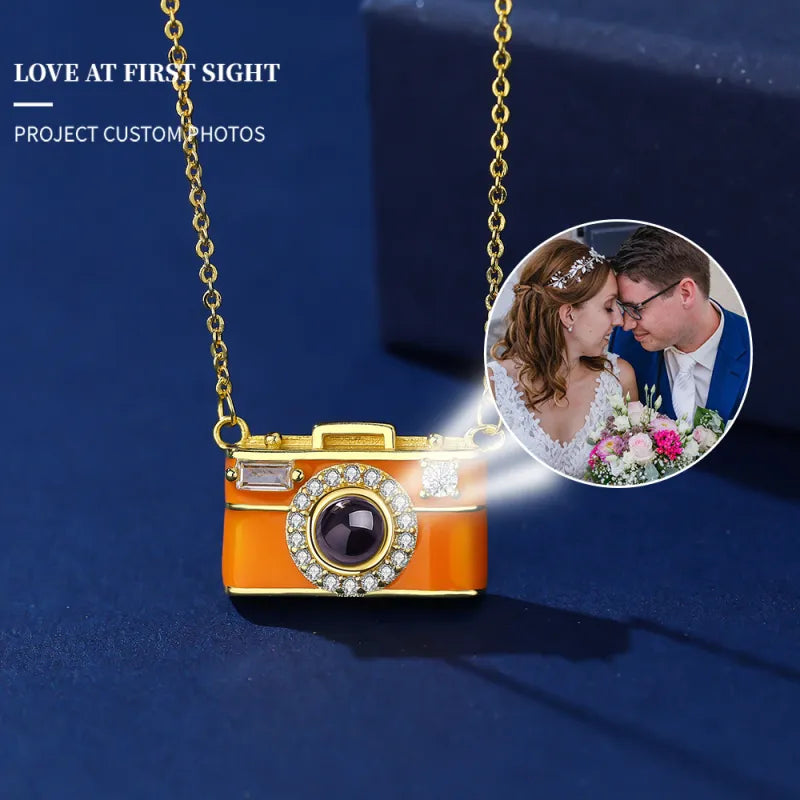 Personalized Photo Necklace Projection Gem Camera 2