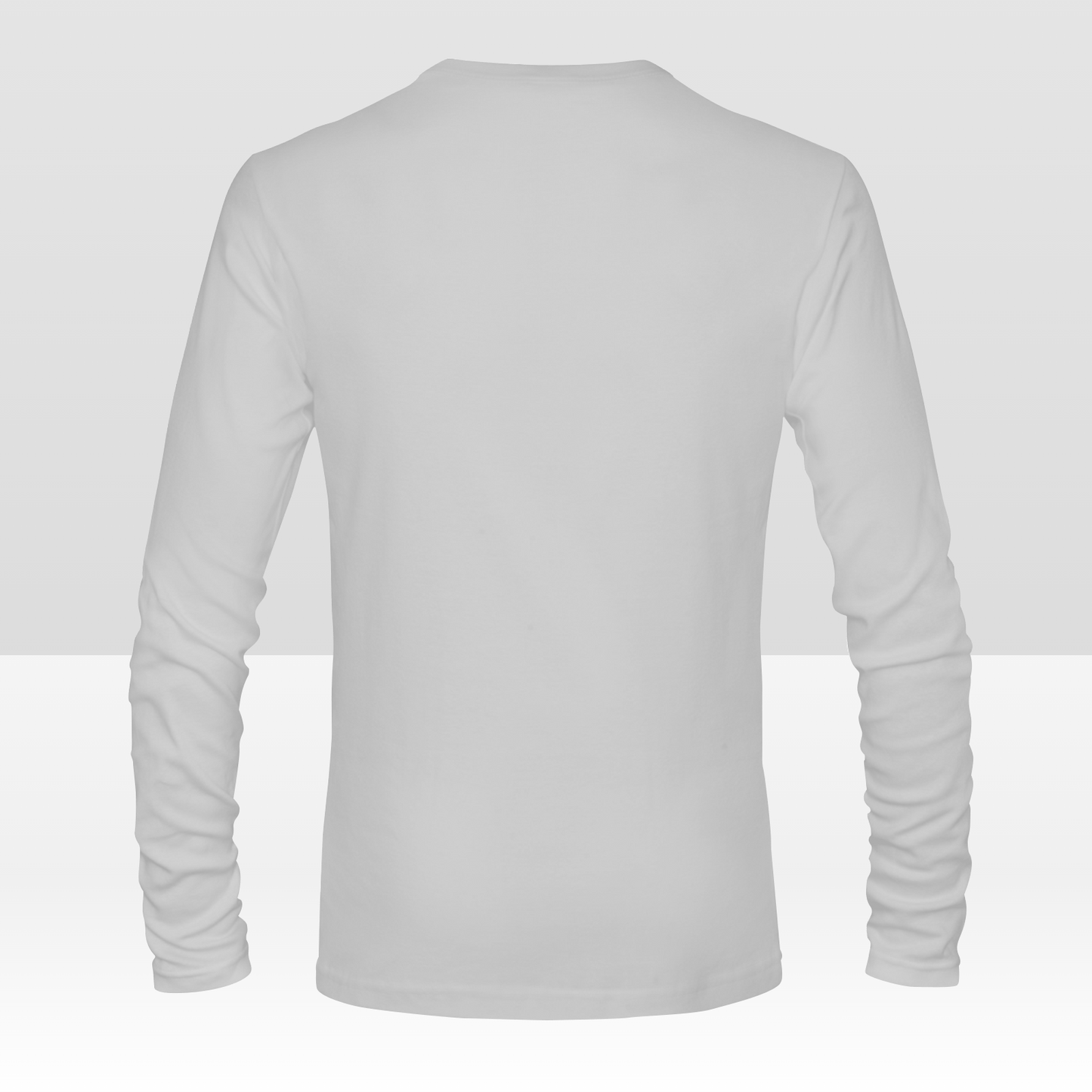 Camiseta de manga larga personalizada de doble cara para hombre con estampado completo personalizado con tu diseño