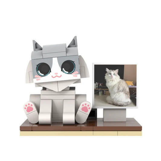 Custom Cat Block Duo Edition (Fixed posture as shown in the picture)