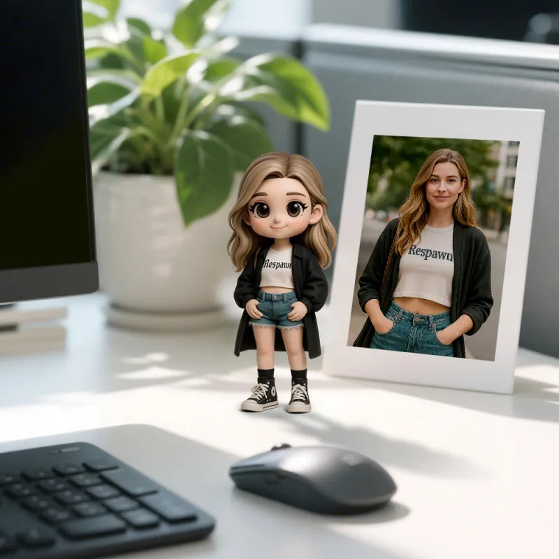Custom Made 3D Mini Figure Office Desk Figurine Based on Your Picture 1