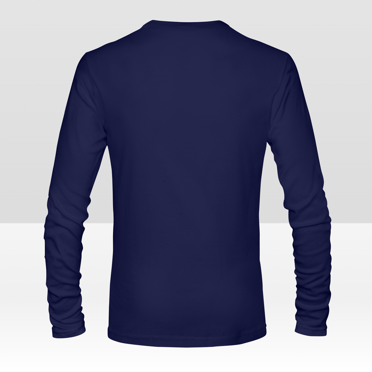 Camiseta de manga larga personalizada de doble cara para hombre con estampado completo personalizado con tu diseño