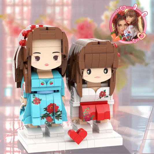 Mini Brick Custom – Mother & Daughter Floral Edition
