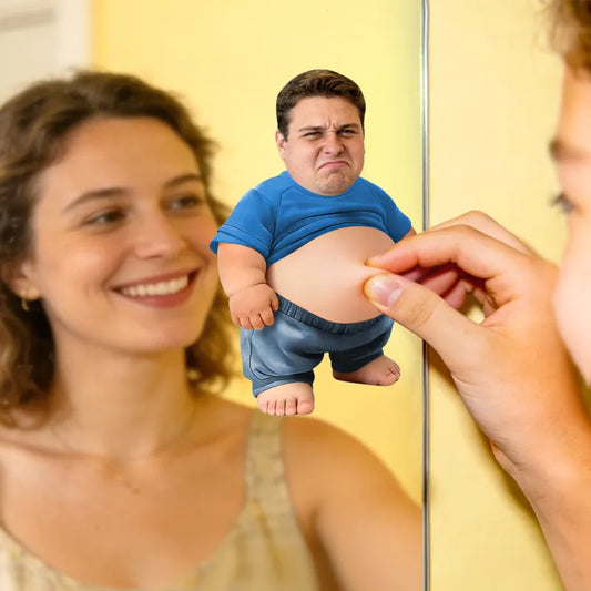 Custom Face Squishy Belly Sticker: Squeeze Your Favorite Person