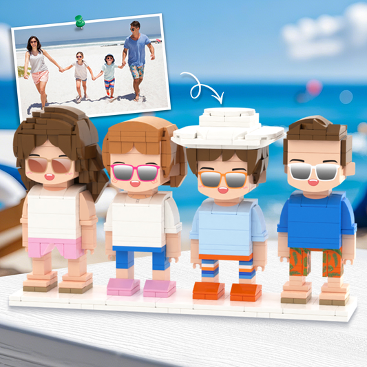 Summer tip: Turn your holiday photo into a brick figure