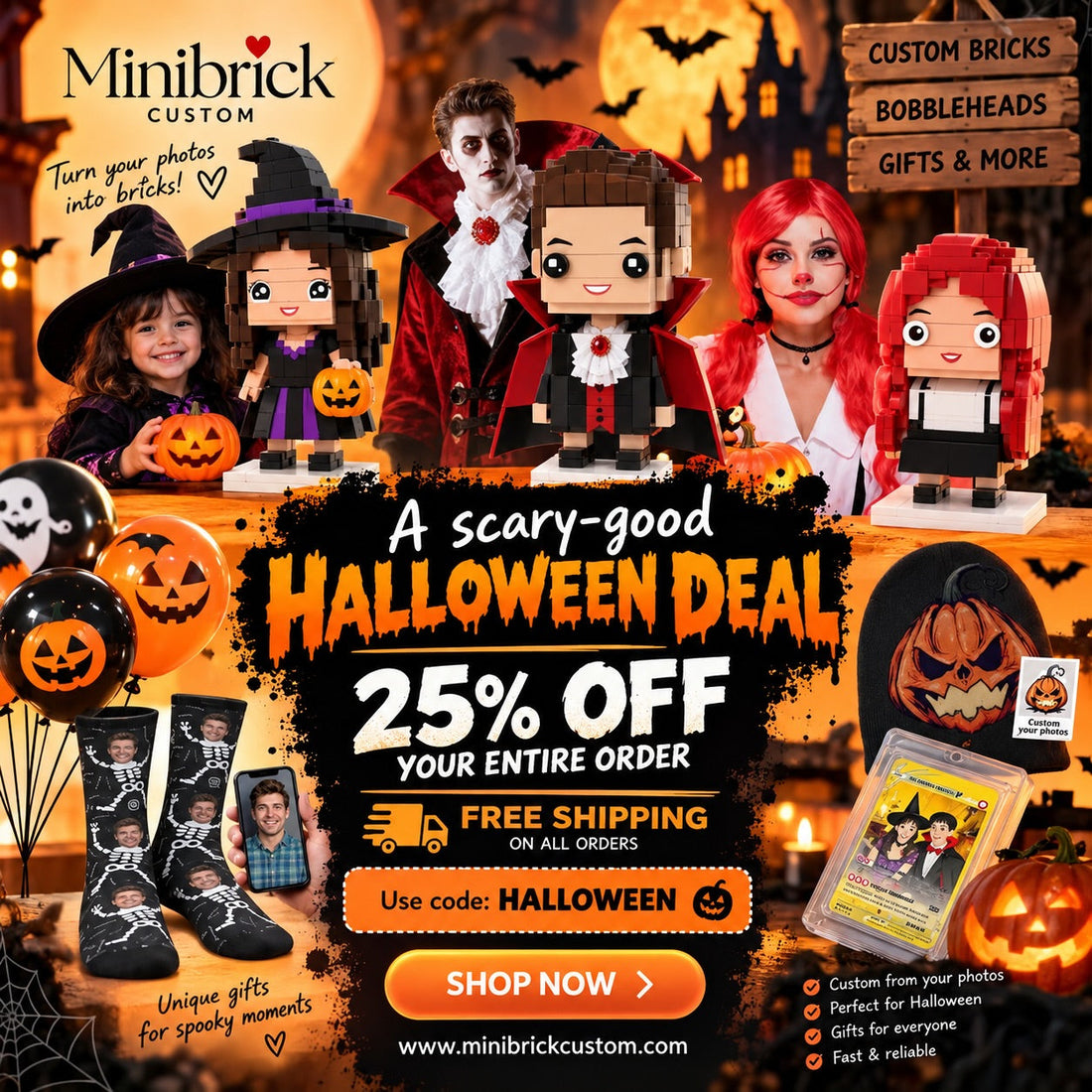 Halloween Brick Builds & Spooky Finds for a Boo-tiful Season