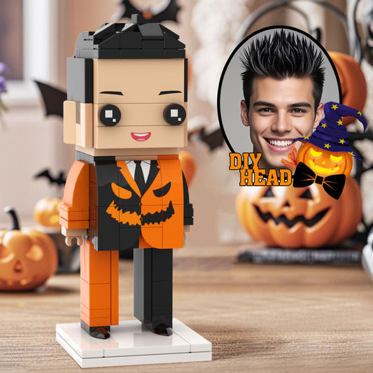 Custom Head Halloween Scary Pumpkin 