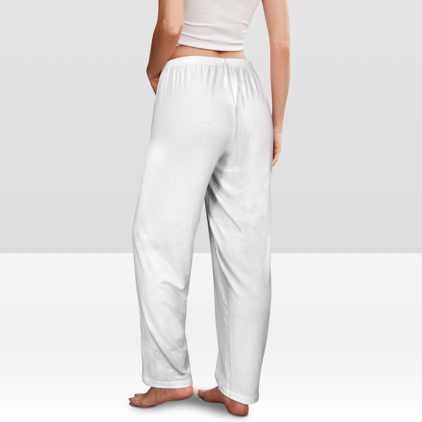 Pantalones de dormir para mujer con diseño personalizado: pijamas con estampado completo personalizado