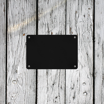 Custom Horizontal Metal Tin Sign Personalized Vintage-Style Wall Art for Home Decor