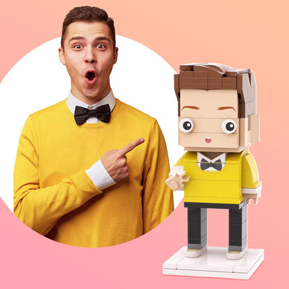Regalos de cumpleaños para novios Figuras de ladrillo totalmente personalizadas Figuras de ladrillo con foto personalizada