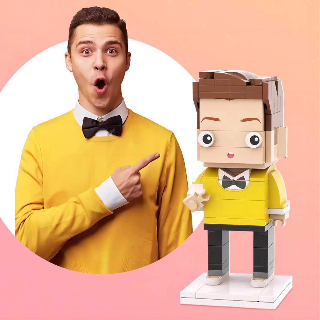 Mini Persoon Gepersonaliseerd Brickfiguur 1 Persoon | MiniBrickCustom – Mini Brick ...