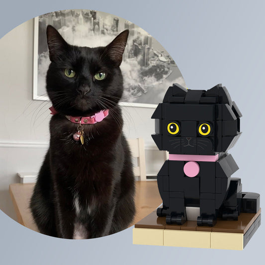 Pet LEGO-style figure – customized from your pet photo
