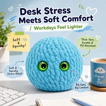 Crochet Bubble Squishy Ball – Soft Fidget Toy